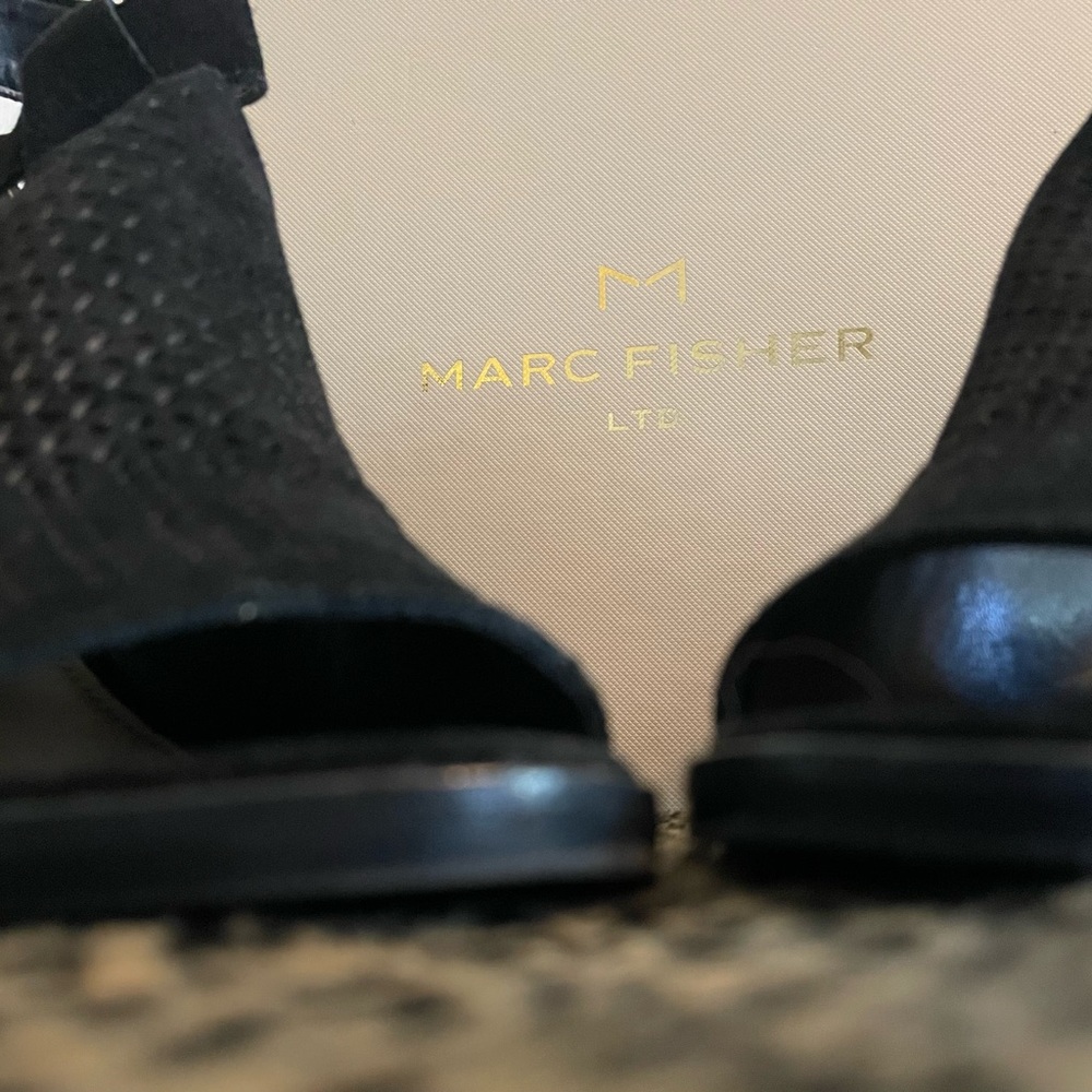 Marc Fisher LTD
Vixen Cutout Suede Sandals - Black, Size 8